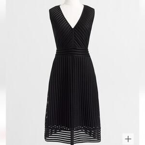 NWT J. Crew Striped Eyelet Dress F1979 Size 0